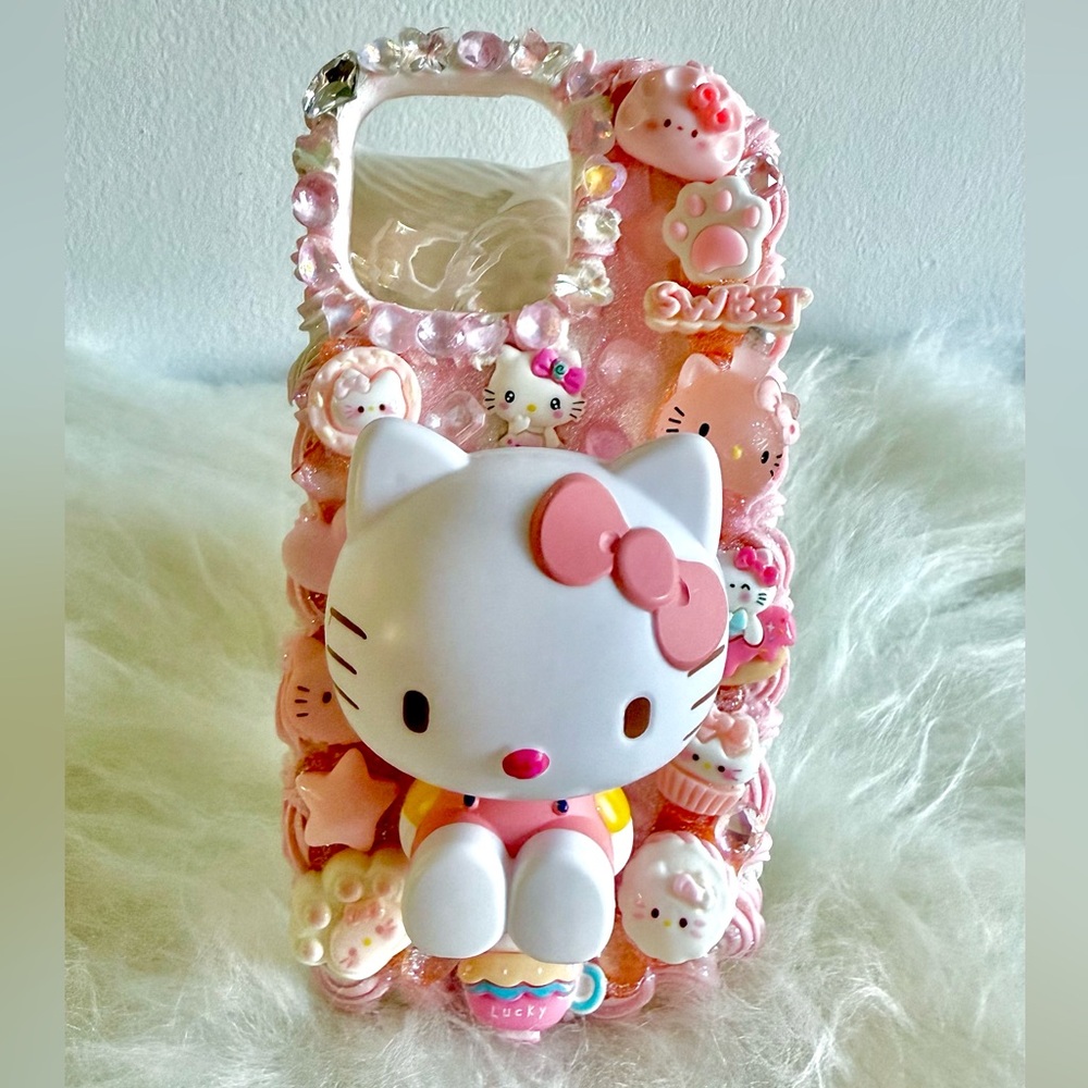 Hello Kitty Pink Cell Phone Case For IPhone 16 Pro Max